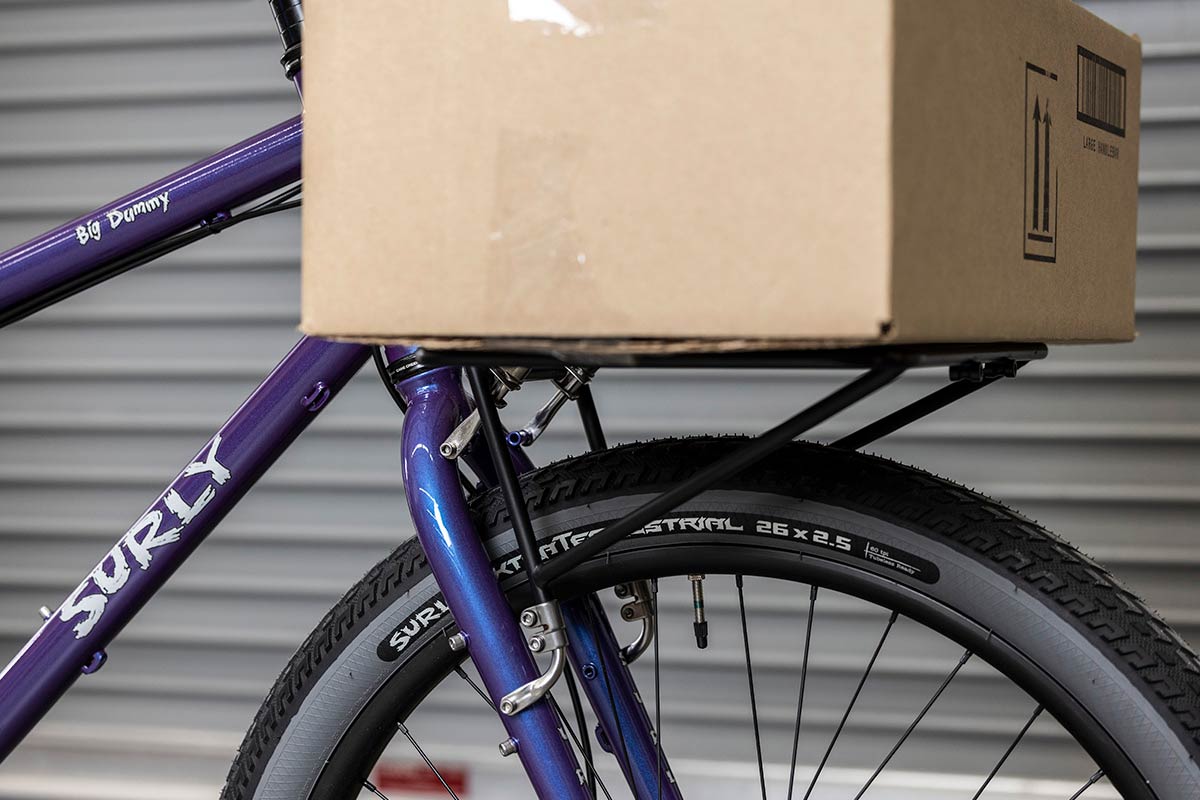 Surly Big Dummy Cargo Bike, 26&quot;, S, bruised ego purple