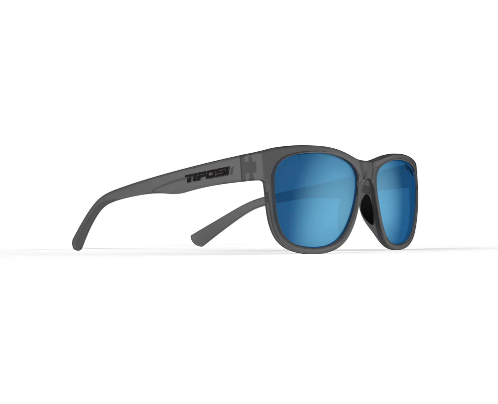 Tifosi Swank XL Satin Vapor, Sky Blue Polarized