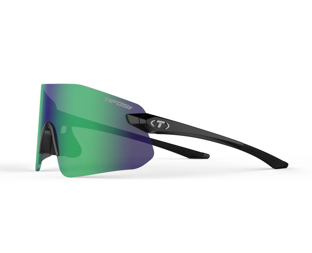 Tifosi Vogel SL Gloss Black, Smoke Green Mirror