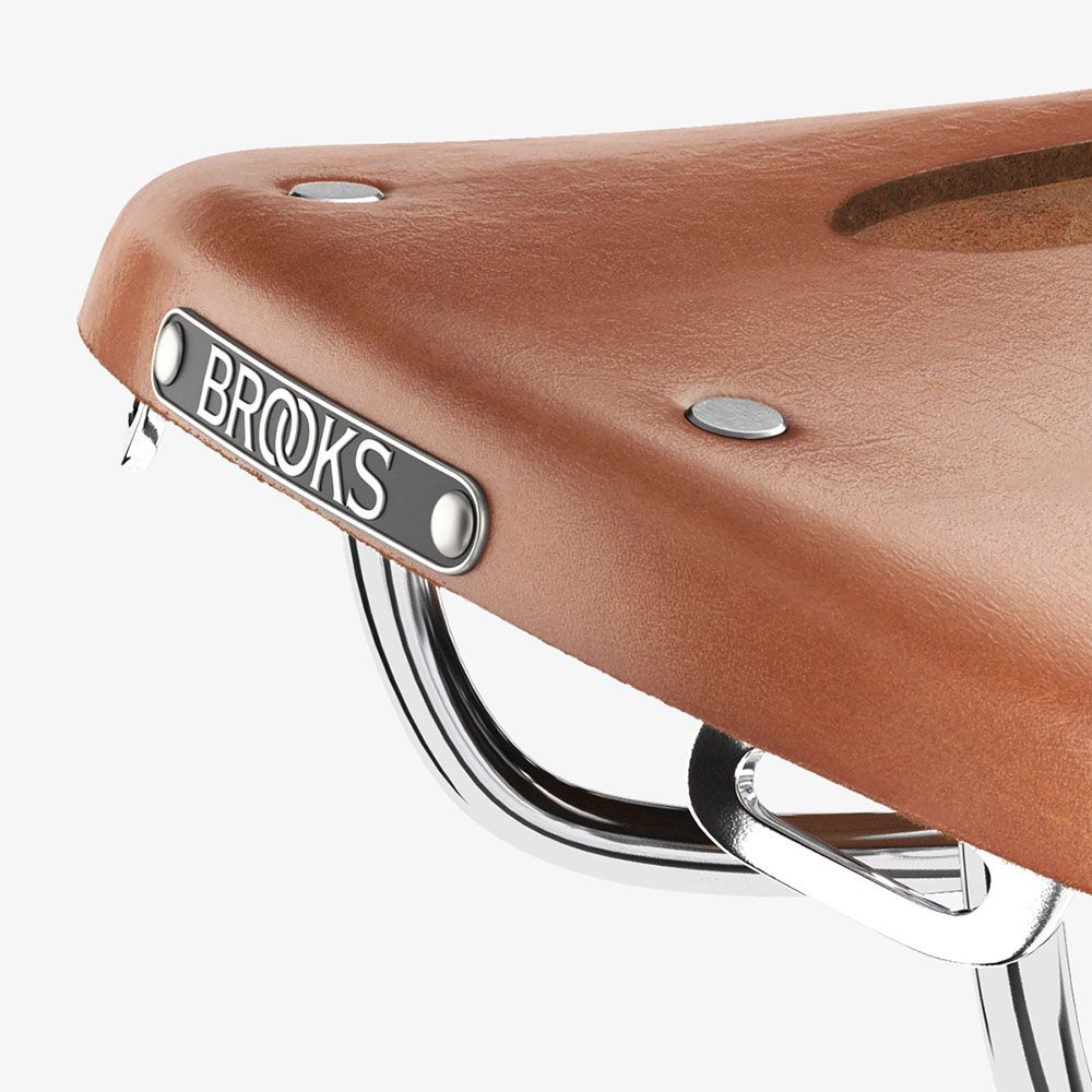 Brooks B17 Carved Short Miel