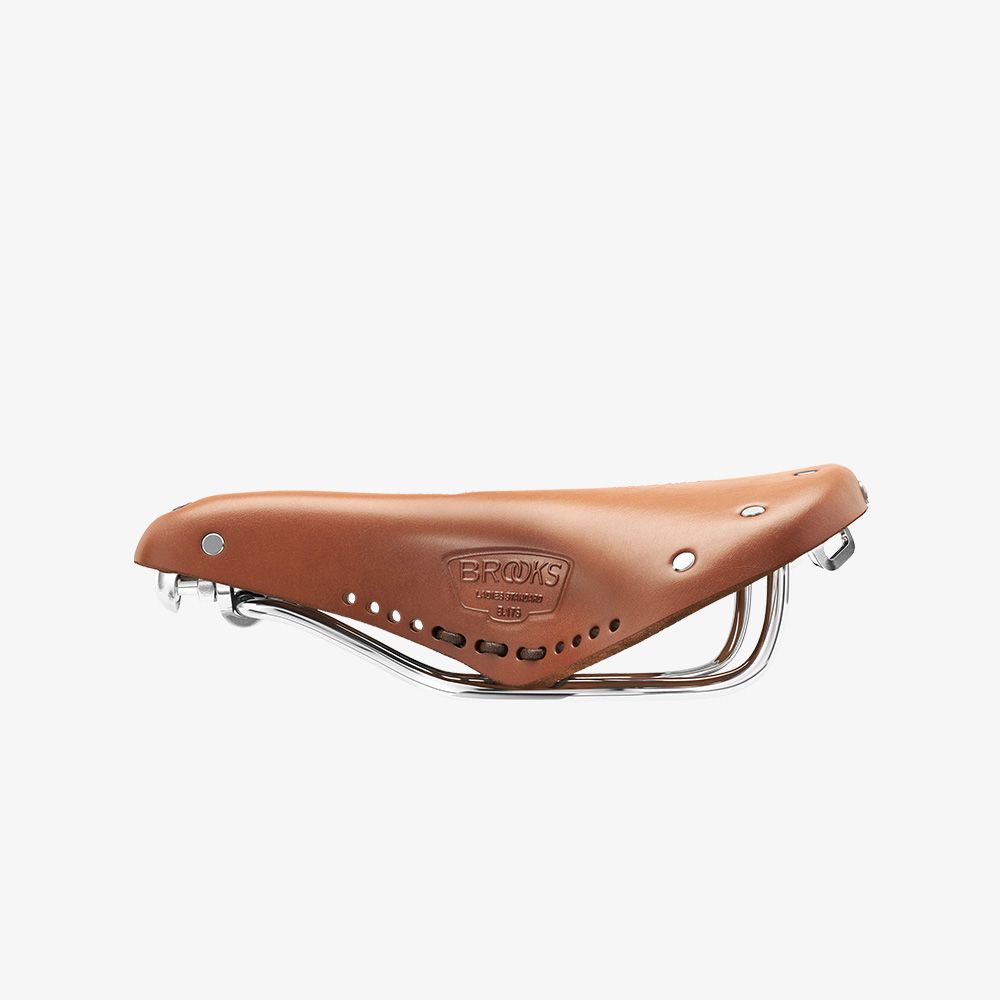 Brooks B17 Carved Short Miel