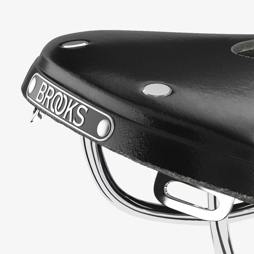 Brooks B17 Narrow Carved Negro