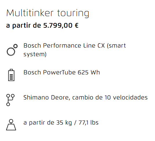 Riese &amp; Müller Multitinker Touring UTILITY PEARL WHITE-BLACK MATT