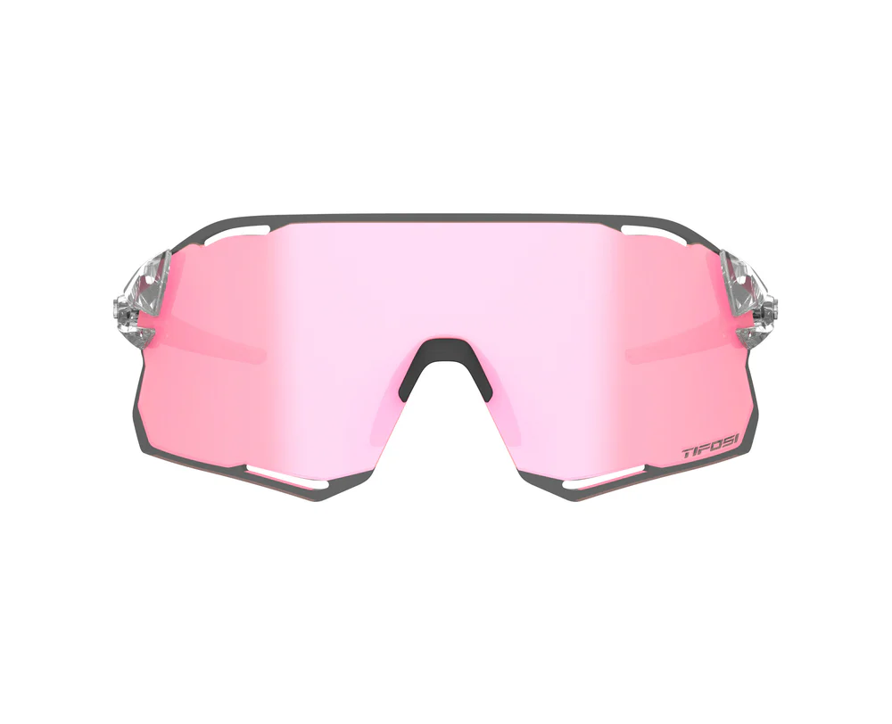 Tifosi Rail Race Crystal Clear Interchange, Clarion Rose, Clear