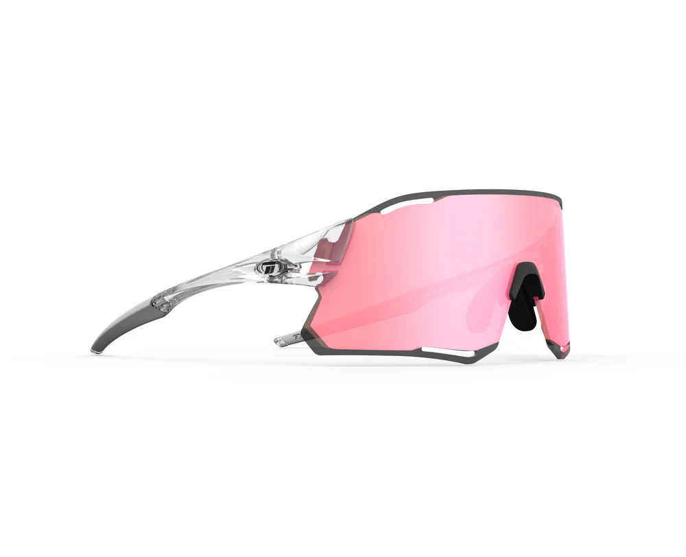 Tifosi Rail Race Crystal Clear Interchange, Clarion Rose, Clear