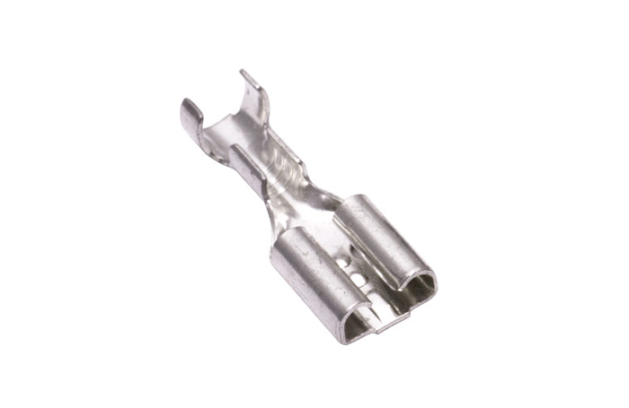 Spade connector female 4,8 x 0,8 mm, pack of 100 pcs