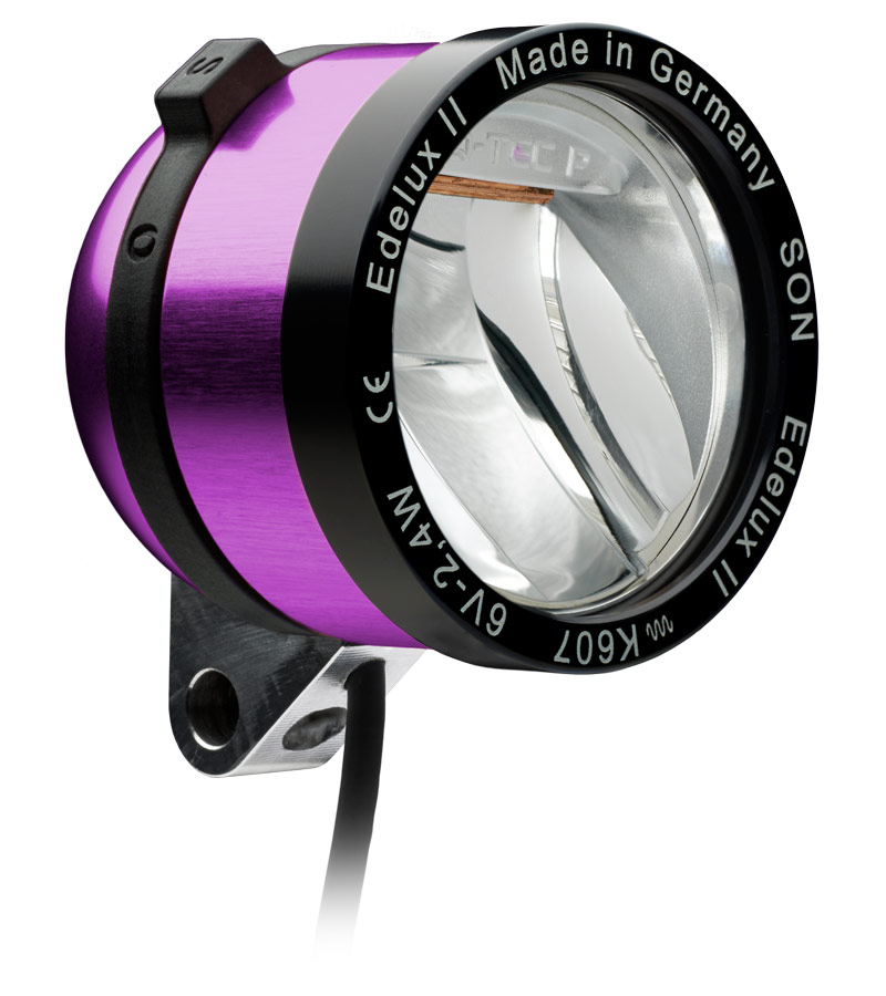 Edelux II, 140 cm cable, connectors separate, purple