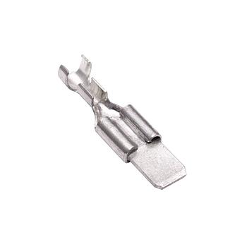 Spade connector male 4,8 x 0,8 mm, pack of 20 pcs
