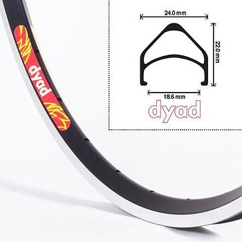 Aro Velocity Dyad 700c 32h Negro MSW